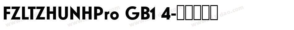 FZLTZHUNHPro GB1 4字体转换